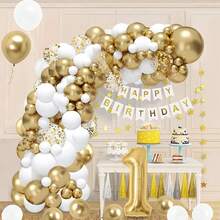 50/100 件简约婚礼装饰气球，5/10 英寸气球套装，适用于生日、婚礼、订婚、户外拍照、迎婴派对、农场、气球拱门、迎婴派对、单身派对、性别揭晓、圣诞节、DIY 装饰