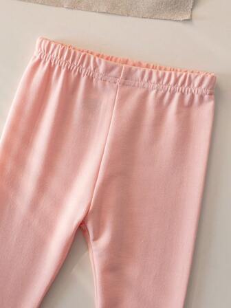 3 delar långärmad vår-/höstoutfit för flickor, trendig prinsessklänning, byxor och pannband