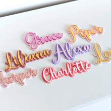 Personalized Name Cake Ornaments, Double-Layer Acrylic, Laser Cutting, Birthday Cake Decoration, Acrylic Cutting 3D,Home & Living,Haunt Your Home