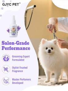 GJYC PET Lavender Pet Perfume Deodorizing Spray For Dogs & Cats, 2.03 Fl Oz - Calming Scent, Freshen Odor Eliminator For Strong Smells, Puppy Grooming Mist For Bedding & Home Use - Multicolor - View 7