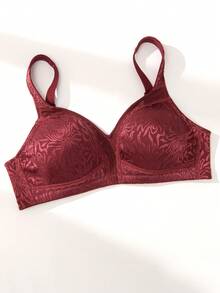 Wingslove 大码无钢圈软杯文胸 - 舒适全罩杯文胸，宽肩带设计，适合日常穿着