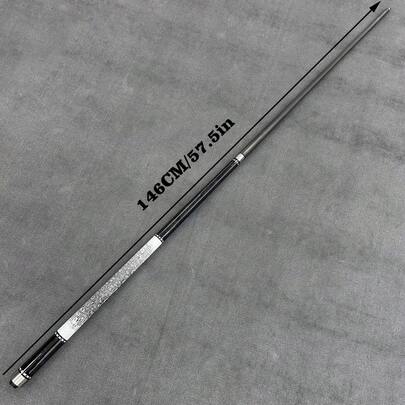 1/2 Professional Carbon Fiber Billiard Cue, Not Easy To Deform, 13mm Large Tip, With A Specially Designed Anti-Slip Grip, Outstanding Design, Looks Cool When Taken Out In Any Occasion. It's A Great Gift For Yourself And Others.