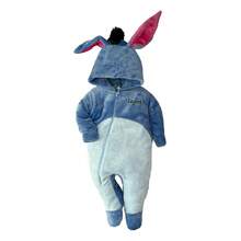 Disney Baby Romper With Embroidered Hat - Navy Blue - View 2