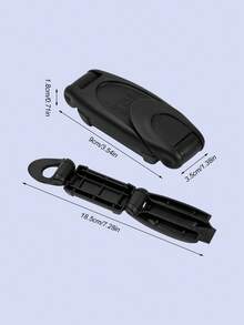 Car Seat Belt Clip, Children's Car Buckle, Webbing Buckle, Seat Buckle, Anti Stretch Neck And Abdomen, Seat Belt Limit Clip, Car Seat Belt Stop Adjustment Clip,Car Seat Belt Adjustment Anchor, Anti Pinch Neck And Shoulder Protection Limiter, Belly Protection Auxiliary Non Child Safety Seat,1set Car Safety Belt Adjuster & Positioner, Prevent Neck Choking, Adjust Child Safety Seat Shoulder Strap, Comfortable, Suitable For All Seasons - Multicolor - View 9