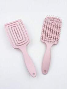 1pc Pink Spiral Elastic Large Curved Hair Brush, Styling Comb, Fluffy Wet & Dry Use, Oil Hair Curling Comb, Bone Comb, Brushes, Edge Brush Hair Comb, Comb Hair, Detangling Brush, Ball Brush, Mini Hair Brush Set, Wooden Comb, Hair Brush, Comb, Slick Back Brush, Hairbrush, Edge Brush Hair Comb, Hair Brush Set, Comb Hair, Mini Hair Brush, Detangling Brushes, Hair Tools, Hair Stuff, Hair Care, Curly Hair Brush, Barber, Hairdressing Equipment, Travel Essentials, Hairstyle, Hairdressing,Hair Brush,Slick Back Brush,Styling Brush,Curly Hair Brush,Edge Brush,Hair Comb,Brush Hair,Hair Brush Set,Comb Hair,Comb For Curls,Detangling Brush,Hair Brush For Women,Hair,Travel,Hair Products,Hair Tools,Hair Stuff,Barber,Barber Accessories,Barbershop,Hairdressing Equipment