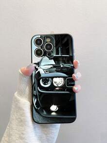 1 pièce Coque de téléphone antichoc en TPU noir avec motif de course, compatible avec Apple /Coque de téléphone assortie/Coque de téléphone intéressante/Coque de téléphone Android/Coque de téléphone/Coque de téléphone/Coque de téléphone OPPO, compatible avec Apple 16 Pro Max/ A14/ A54/ A52/ A31 4G/ A23/Redmi Note 8 Pro/Redmi Note 11 Pro 4G/Redmi Note 12 4G/OPPO A54 - Multicolore - Voir 2