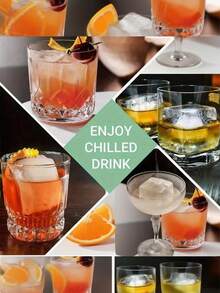 1PC Large Ice Cube Trays For Big Silicone Ice Cube Trays -Ice Cubed Tray For Whisky And Cocktail,Ice Cream Storage Solutions, Multi - Color Silicone Ice Tray, 6 - Grid Ice Cube Mold, Perfect For Refrigerator, Essential For Drinks & Back To School - Multicolor - View 4