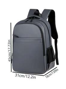 Men's Casual Crossbody Bag, Shoulder Bag For Students, Unisex Messenger Bag With Large Capacity, Minimalist Solid Color Shoulder Bag For Work And Commute Large Capacity Bag