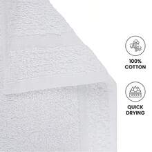 10 Piece Towel Set With Upgraded Softness And Durability White