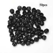 ATOMUS 50pcs Disposable Plastic Microneedle Tattoo Ink Cups With Base, Permanent Makeup Pigment Container Caps, Tattoo Accessories - Multicolor - View 9