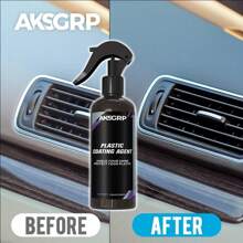 AKSGRP Kit de Spray de Recubrimiento Plástico AKSGRP - Brillo y Protección Máximos - Restaura Superficies Desgastadas - Para Interiores de Automóviles, Motocicletas, Muebles - Aplicación Fácil, Larga Duración