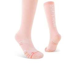 1 Pair High Elastic Yoga Socks, Pilates Socks, Dance Socks, Running Sports Socks, Compression Socks, Warm Thick, Durable, Suitable For Yoga, Dance, Workout