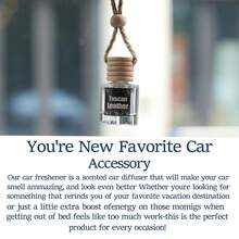 XY Process Car Air Freshener, Hanging Car Diffuser, Car Essential Oils, Cute Car Interior Accessories. Choose From A Variety Of Fragrances To Start Each Day In A Good Mood. One Bottle Of Perfume Lasts For 60 Days, Making It The Perfect Gift For Family Gatherings And Holidays! Christmas Gift  Car Accessories For Women - White Driftwood - 查看 4