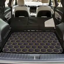 1 件印花后备箱垫，鲜艳的花卉图案，天鹅绒材质，易于清洁，保持车辆内部整洁并保护您的车辆内部，适用于 SUV、卡车和轿车 - 防刮、防滑、易于安装、户外野餐垫、货物衬垫 | 活泼的货物衬垫 | 优质汽车垫 | 防滑汽车后备箱垫 - 均碼 - 查看 16