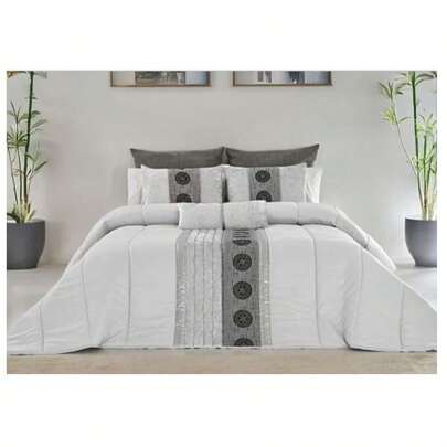 Edredón nórdico con funda de almohada de plumón de microfibra. Edredón estampado para todo el año. Reversible. Disponible en varios colores. Edredón nórdico con relleno. Disponible en varios tamaños.