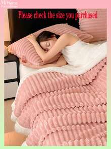 1 Stück super weiche & flauschige Decke, in mehreren Farben erhältlich, minimalistisch & modisch für Zuhause, geeignet für Schlafzimmer, Jungen/Mädchen Studentenwohnheim, Sofa Nickerchen, Wintersaison, multifunktionale Decke & Büro Nickerchen Decke, perfektes Valentinstags Geschenk, maschinenwaschbar