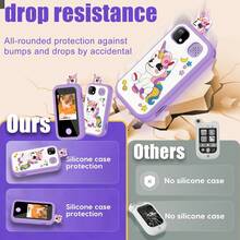 Kids Smart Phone, Christmas Birthday Gifts For Girls And Boys Age 3-10, MP3 Music Player With Dual Camera, Touchscreen Phone Learning Toy For 3 4 5 6 7 8 9 10Year Old Girl