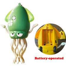 跳舞章鱼玩具，电动爬行章鱼玩具，带自动避障功能，配备LED灯和音乐，疯狂的8条腿电动躺卧跳舞章鱼玩具，适合室内玩耍和感官发育