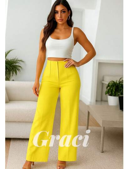 Pantalón Acampanado de Pinzas