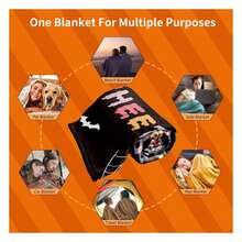 Halloween Blanket For Women Men, Boo Basket Stuffers For Women Men S, Spooky Horror Blanket For Adults, Cute Halloween Decorations For Bed Sofa Travel Fall Throw Blankets, 50"X60"Cozy All-Season  Blanket - Lightweight Comfort For Warm, Cloud-Like Comfort For Chilly Nights & Winter Lounging
