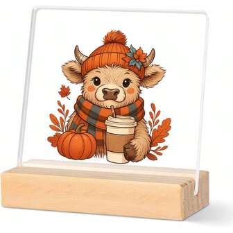 Investment Props" And "Can Be Used For Photography Fall Office Decor Gift - Cute Desk Decor, Boho Room Decor, Wooden Shelves, Wall Art For Bedroom, Farmhouse Kitchen Decor, And Unique Gifts For Women