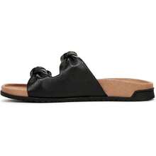 Vionic Elara J3162L1001 Sandals Womens US 6 Black Leather Comfort Slip On VER659 - màu đen - Xem 3