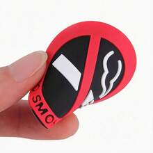 No Smoking Warning Sticker For Car, Eye-Catching And Clear Design, Waterproof And Wear-Resistant, Easy Installation With No Residue, Universal Fit For All Vehicles - No Smoking 3D Decorative Stickers - View 7