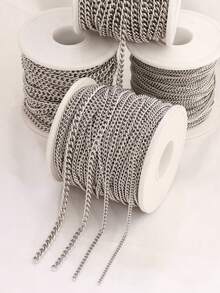 100厘米不锈钢侧链配件简约18K镀金链条男女DIY项链手链首饰配件 - DIY鏈條 - 查看 4