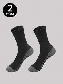 2/5/10/20 Pairs Of Men's Striped Print Mid-Calf Socks, Spring And Summer Set, Casual And Comfortable Socks, Suitable For Daily Wear, Simple Men's Socks Suitable For All Seasons, Sports Simple Style Mid-Calf Socks, Fall