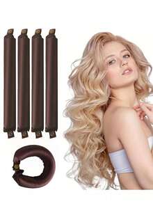 5pcs/4pcs/3pcs No Heat Curling Rods, Slouchy Hair Curler, Silk Hair Rollers, Elastic Sleep Headband, Long Hair Soft Curling Tools, Manual Styling Accessories For Home Use, Sleep Hair Curling Device, Suitable For Valentine's Day, Qixi Festival, Women, Hair Curlers, Curly Hair Brush, Rollers, Curly Hair Products, Curler, Hair Roller, Hair Hair Curlers, Rollers, Curly Hair Products, Curler, Rollers For Hairdressing Equipment, Accessories, Hair Curl, Curly Hair Tools, Hair Roller, Christmas,Curly Hair, Hair Curler, Hair Rollers, Heatless Curl, Heatless Curls, Rollers, Hair Curlers, Curly Hair Products, Hair Curl, Hair Roller, Rollers For Hair, Curly Hair Tools, Heatless Curlers,Hair, Accessories, Hair Products, Hair Tools, Hair Stuff, Hair Care, Curly Hair Brush, Barber, Barber Accessories, Hairdressing Equipment,Heatless Waves,Travel Essentials,Travel Essential,Hairstyle,Hairdressing