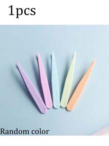 2 pezzi/1 pezzo Strumenti per estensioni ciglie, Pinzette curve nere, Strumenti per il trucco, Pinzette per ciglie