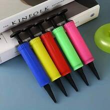 1/2/3/5pcs Manual Balloon Inflator Pump - No Electricity Needed, Random Colors (Red, Green, Yellow, Pink) Handheld Latex & Foil Balloon Inflator - Easter, Wedding, Christening, Thanksgiving Party Accessory, Easy Operation Durable Design, Essential Tool For Celebrations