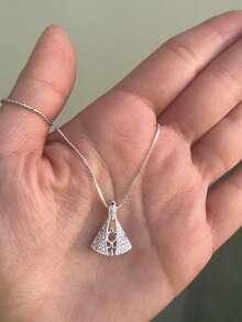 Our Lady Of Sorrows Necklace, 925 Sterling Silver Plated - Bạc - Xem 2