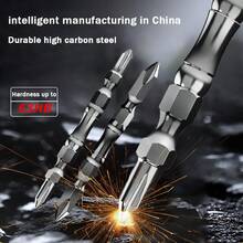 Uma Broca de Alta Qualidade com Alta Dureza e Alto Torque Diretamente da Fábrica, com Torque de Até 35 Nm e 5 Tamanhos para Escolher, Adequada para Manutenção de Móveis e Eletrodomésticos, Reparo de Equipamentos Elétricos e Maquinário de Construção