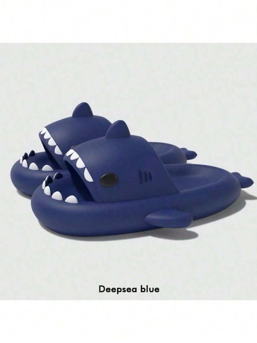 Home Slippers - Navy Blue - View 1
