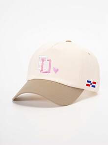 1pc Women's Dominican Trucker Hat With RD Letter Embroidery, Baseball Cap, Streetwear Fashion, Casual, Suitable For Spring, Autumn, Travel, Beach Vacation - Multicolor - View 16