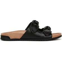 Vionic Elara J3162L1001 Sandals Womens US 6 Black Leather Comfort Slip On VER659 - màu đen - Xem 2