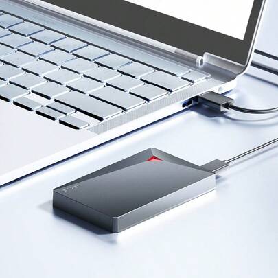 EAGET Portable Hard Drive, Dual-Disk Storage, 500GB (250GB+250GB)/640GB/1TB/2TB USB 3.0 Mechanical Hard Drive, Fast Data Transfer Speed, Stable And Durable, Suitable For Managing Large Files On Smartphones, Computers, Game Consoles And Other Electronic Devices