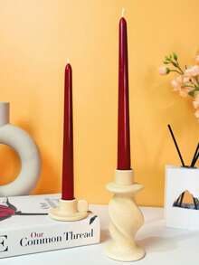 2pcs Soy Wax Scented Candles, 10 Inch Home Decoration Aromatherapy Stick Wax, Multi-Color Long Stick Candles, Christmas Slim Candles With Fragrance, Halloween Home Decoration Candle Set, Wedding Decoration, Aromatherapy Gifts, - Multicolor - View 12