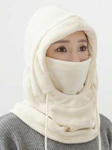 Unisex Fleece Balaclava Hat, Lightweight Sun Protection Cycling Cap, Winter Ear & Neck Warmer Hat With Thermal Lining, Ski Mask, Polyester Knit Full Head & Neck Warmer, Suitable For Both Men And Women - Multicolor - View 11