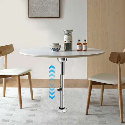 Removable Telescopic Alu Table Leg Adjustable Pedestal For Motorhome RV Camper