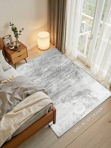 Tapete cinza, moderno, minimalista, lavável, de veludo, 900g/m², para sala de estar, quarto, cozinha, área externa, escritório, entrada