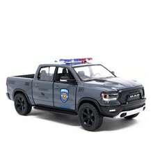 Action Figure Cart Miniature Iron Car Ram 1500 Lisa With Friction - 灰色 - 查看 2