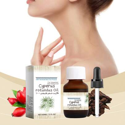 60ml Vanilla Depilatory Care Oil, Containing Nutsedge Plant Essential Oil, Body Moisturizing And Nourishing Depilatory Care Oil, Specially For Women
