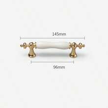 Tiradores de muebles de cerámica, armario, gabinete, armario, perillas de puerta, tocador, cajones, accesorios