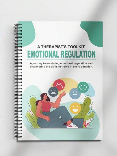 Emotion Regulation, Super Set Of Emotion Management Workbook, Therapeutic Worksheet, Self-Regulation, Corner Relief, Nervous System Regulation