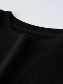 Outdoor Adventure Tote Bags, Classic Fit T- Shirt, T Shirts For Men, Minimalist T- Shirt, Casual T-Shirt Graphic Tees, Graphic Tees, 100 Percent Cotton Shirts, Black Street Graphic Tees, Men's T-Shirt, Funny Graphic Vintage T Shirts, S-XXXL - 黑色-3 - 查看 5