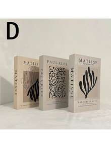 3pcs Vintage-Style Decorative Fake Books, Prop For Bookshelf Decor, Coffee Shop/Hotel, Photography, Film/Video