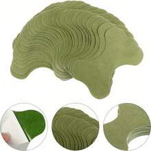 60pcs Mugwort Patches For Waist, Leg, Shoulder, Knee, Lumbar, Daily Care, Gentle, Non-Irritating, Plant Essence, Mugwort, Ginger, Traditional Chinese Medicine - Green - View 8