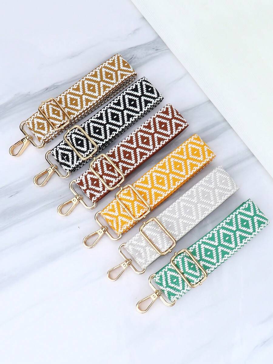 包带 手提包腰带 宽肩包带 替换带 包包配件 可调节腰带 - 彩色 - 查看 1